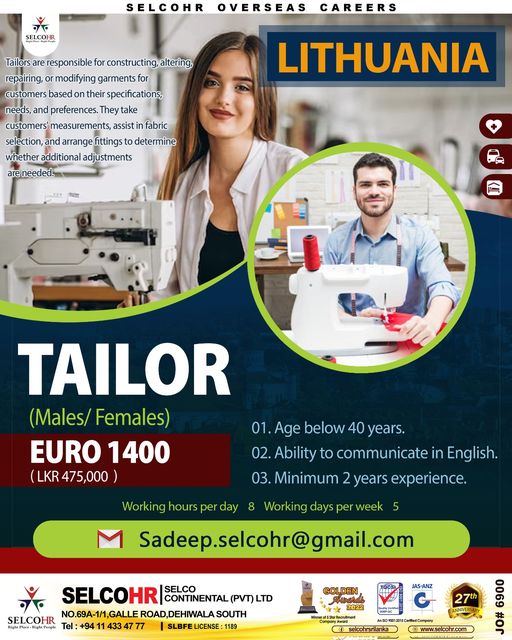 Tailor Jobs